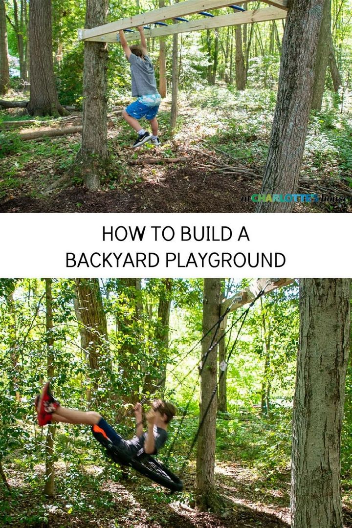 How To Create A Backyard Playground In The Woods