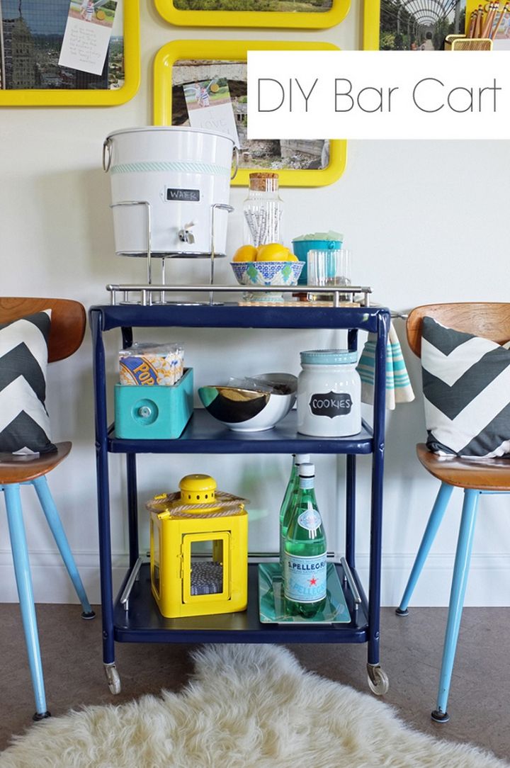 How To DIY Bar Cart