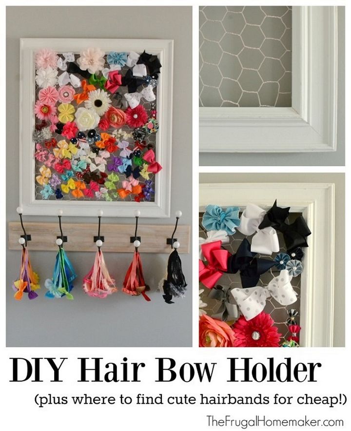 How To DIY Hair Bow Holder