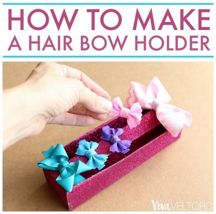How To Make A Hair Bow Holder – Easy Upcycle DIY