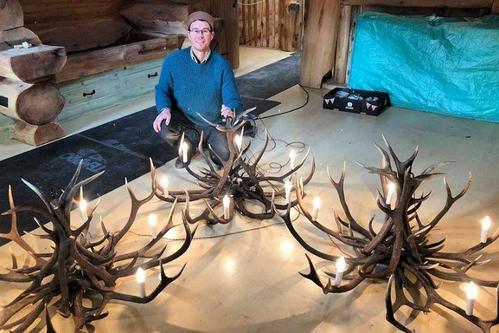 How To Make An Antler Chandelier