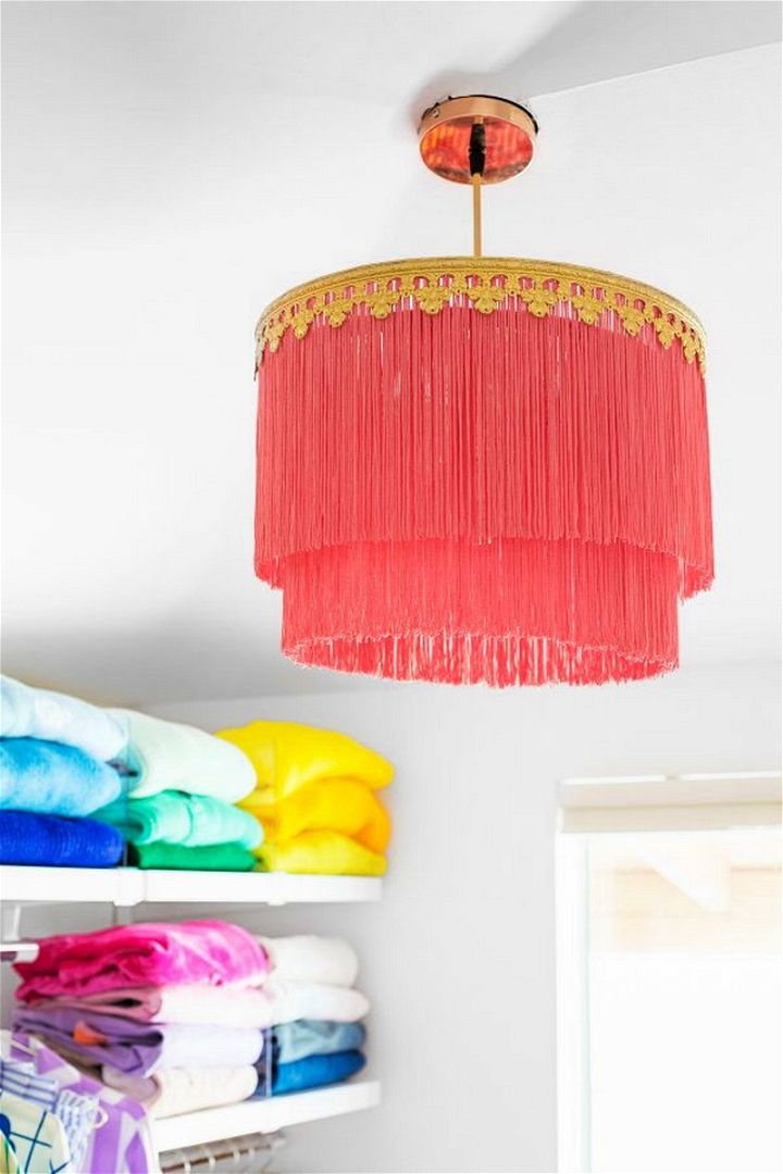 How To Make a Fringe Chandelier 1