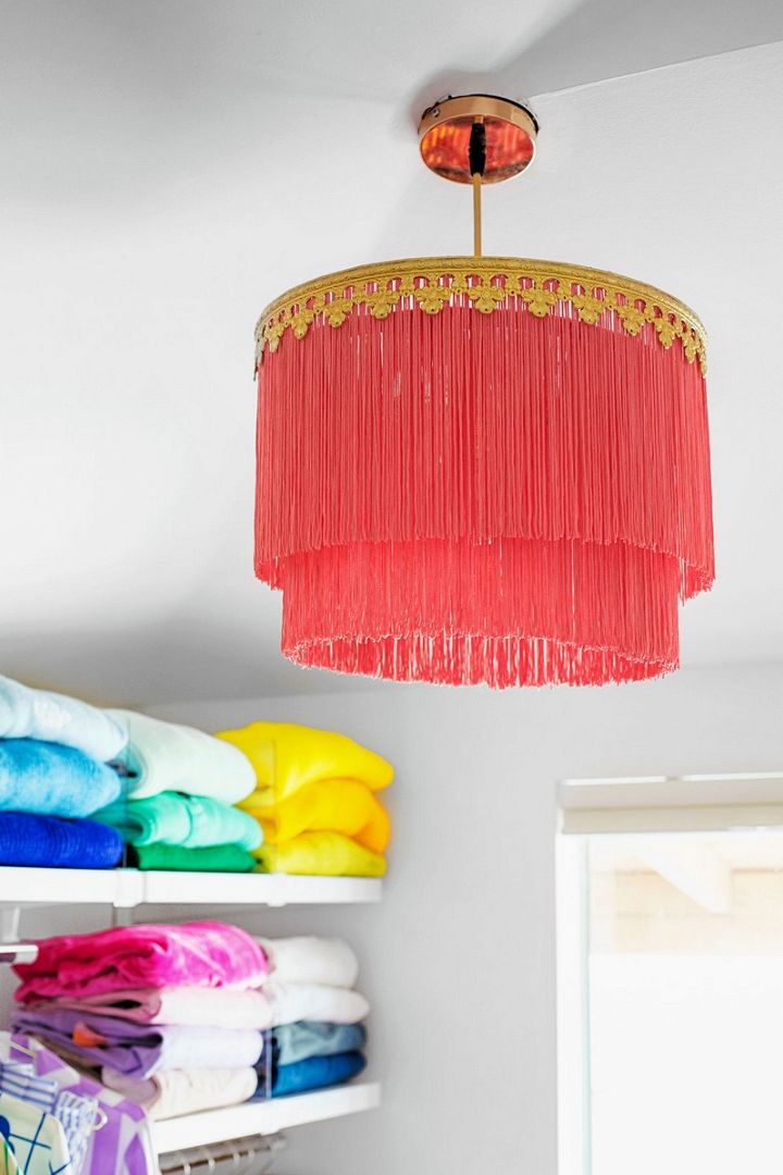 How To Make a Fringe Chandelier