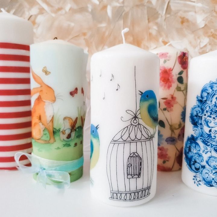 How to DIY Printed Candles