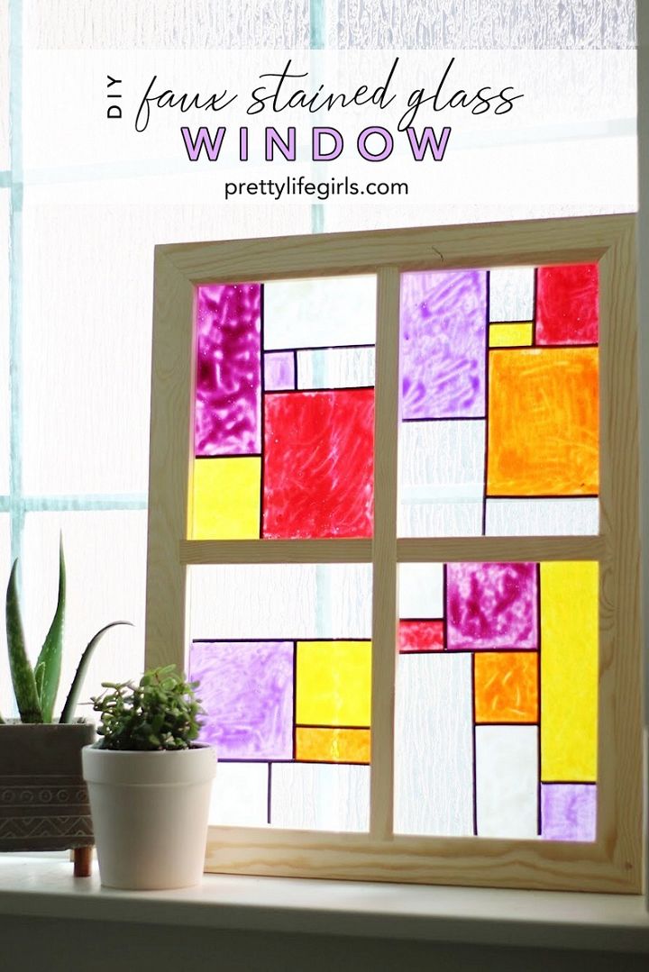 How to Make a Faux Stained Glass Window