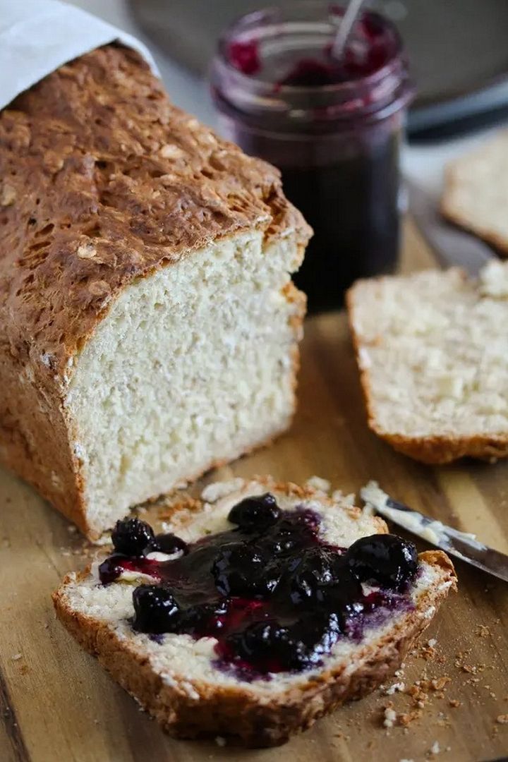 Oat Bread without Yeast