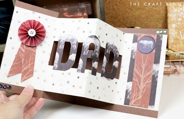 Pop out Fathers Day Card Shape Tutorial