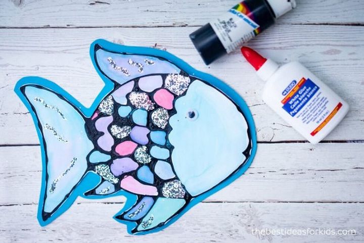 Rainbow Fish Craft With Free Template