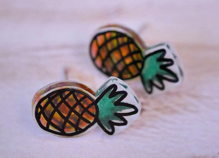Tropical Shrinky Dink Charms And Pins