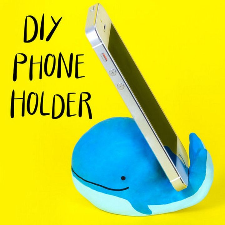 Whale Phone Holder Craft