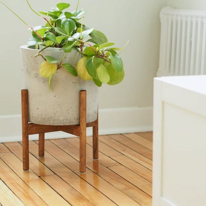 Wood Plant Stand