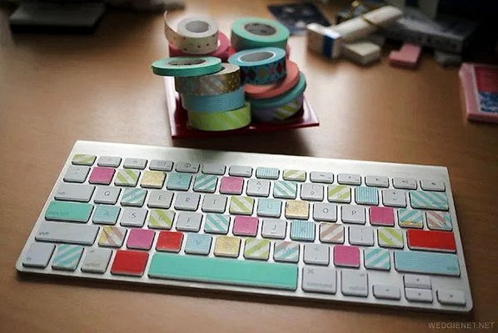 washi tape your keyboard