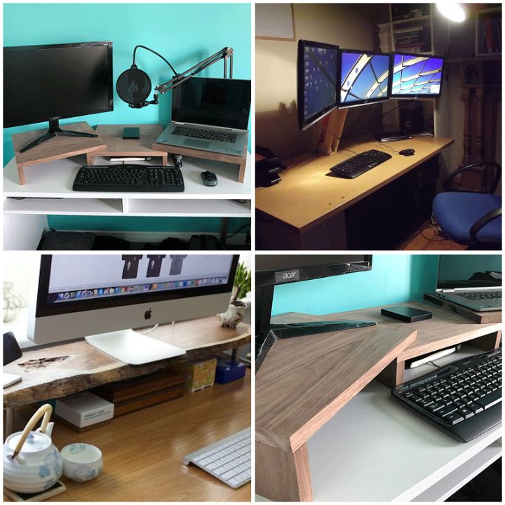 15 DIY Monitor Stand Ideas Free Projects