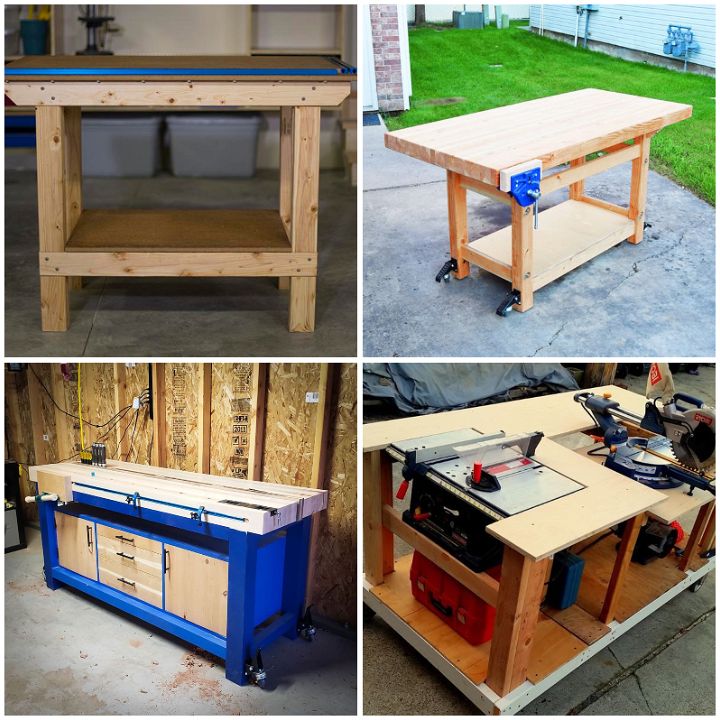 30 DIY Work Bench Ideas That Are Perfect For Your Work