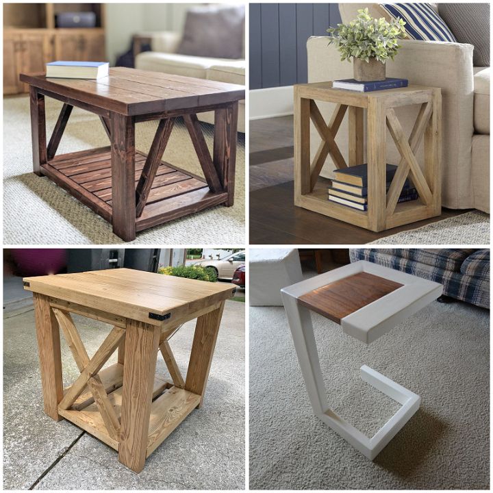 35 Decent DIY Side Table Plans For Home