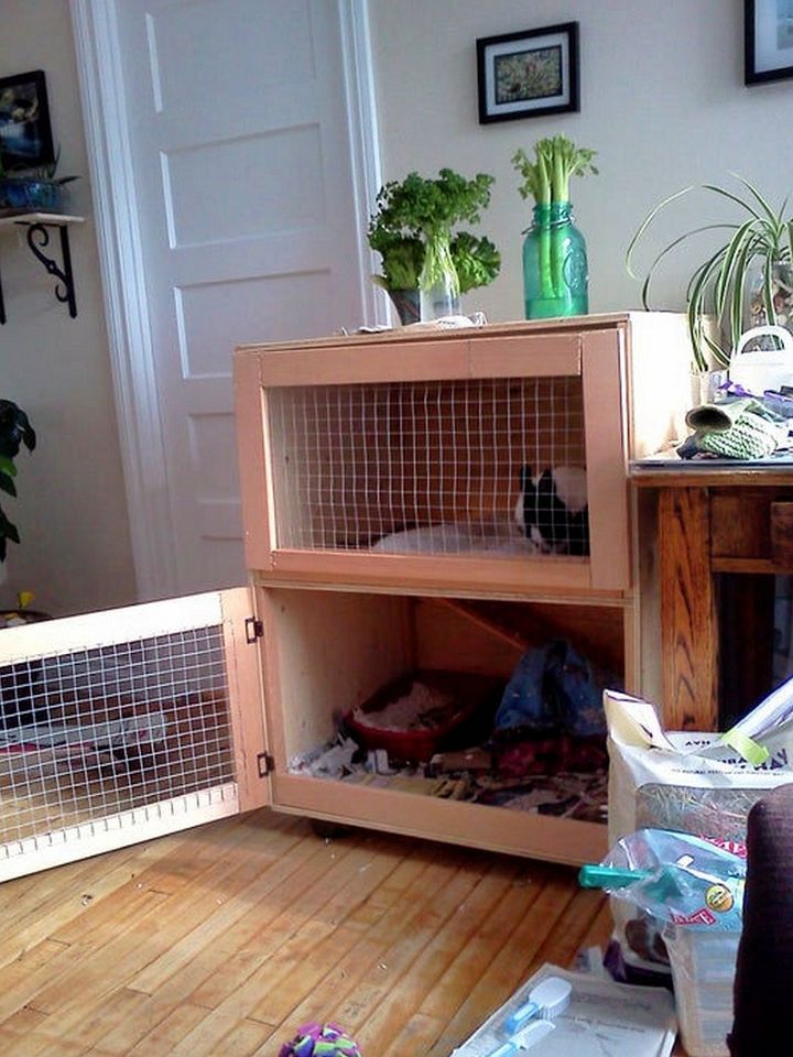 Build an Indoor Rabbit Cage