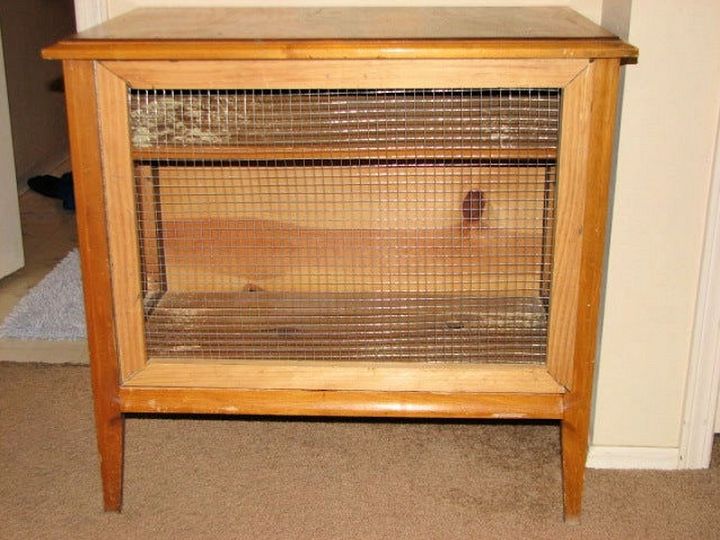 Convert End Table to Rabbit Hutch