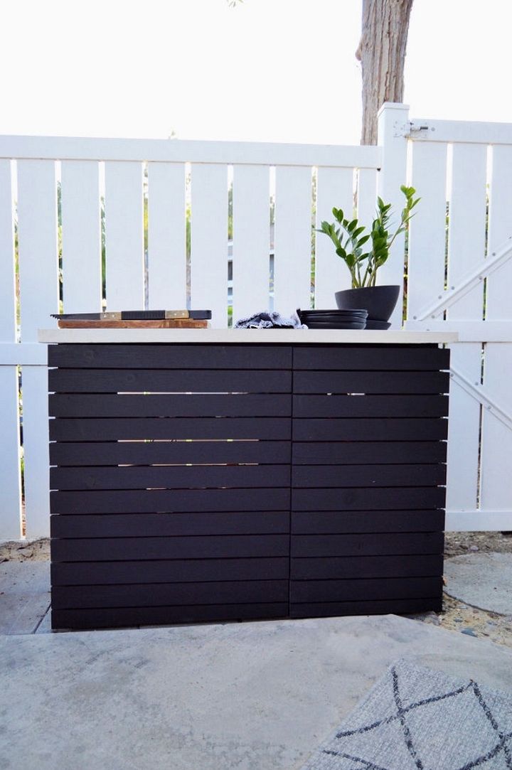 DIY Backyard BBQ Station