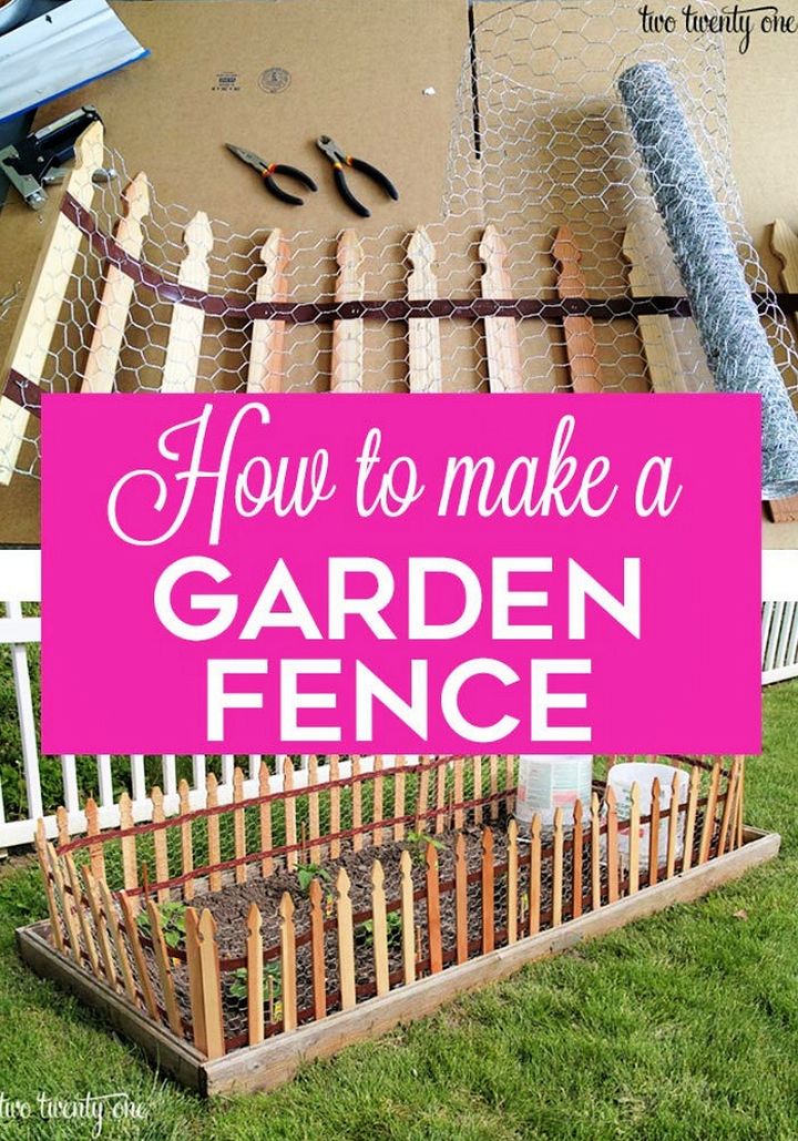 DIY Garden Fencing