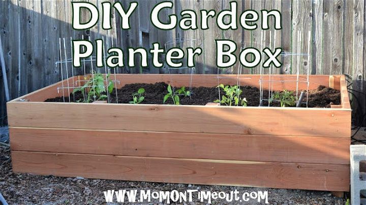 DIY Garden Planter Box Tutorial