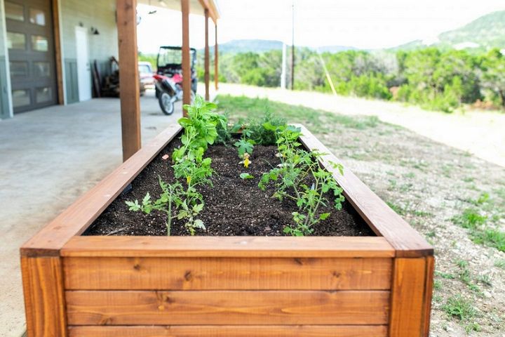 DIY Raised Garden Bed With Drawers