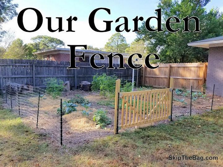 Easy DIY Garden Fence