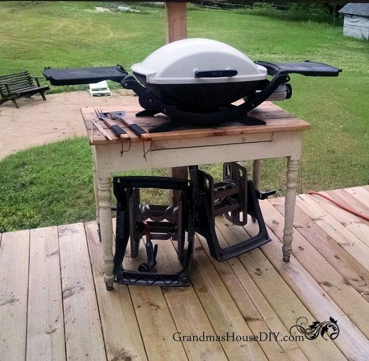 Grill Station – Tutorial Build With Granite And 4×4 Posts
