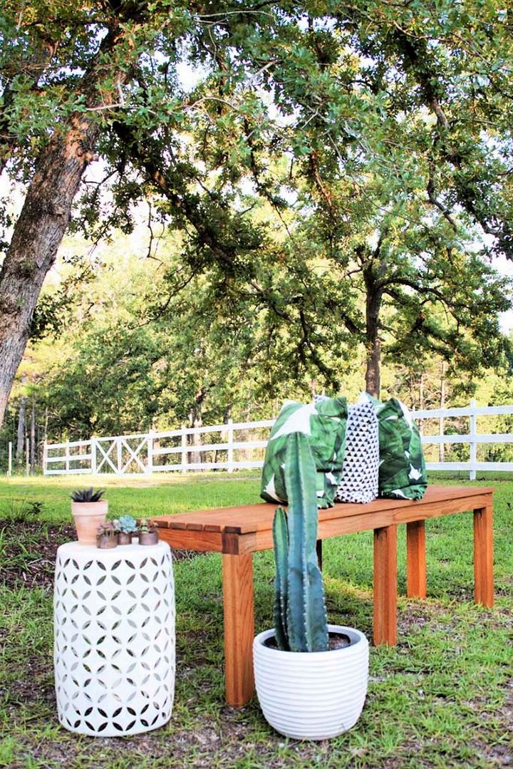How To Build A DIY Outdoor Bench