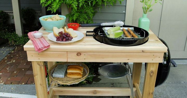 How To Make a DIY Grill Station