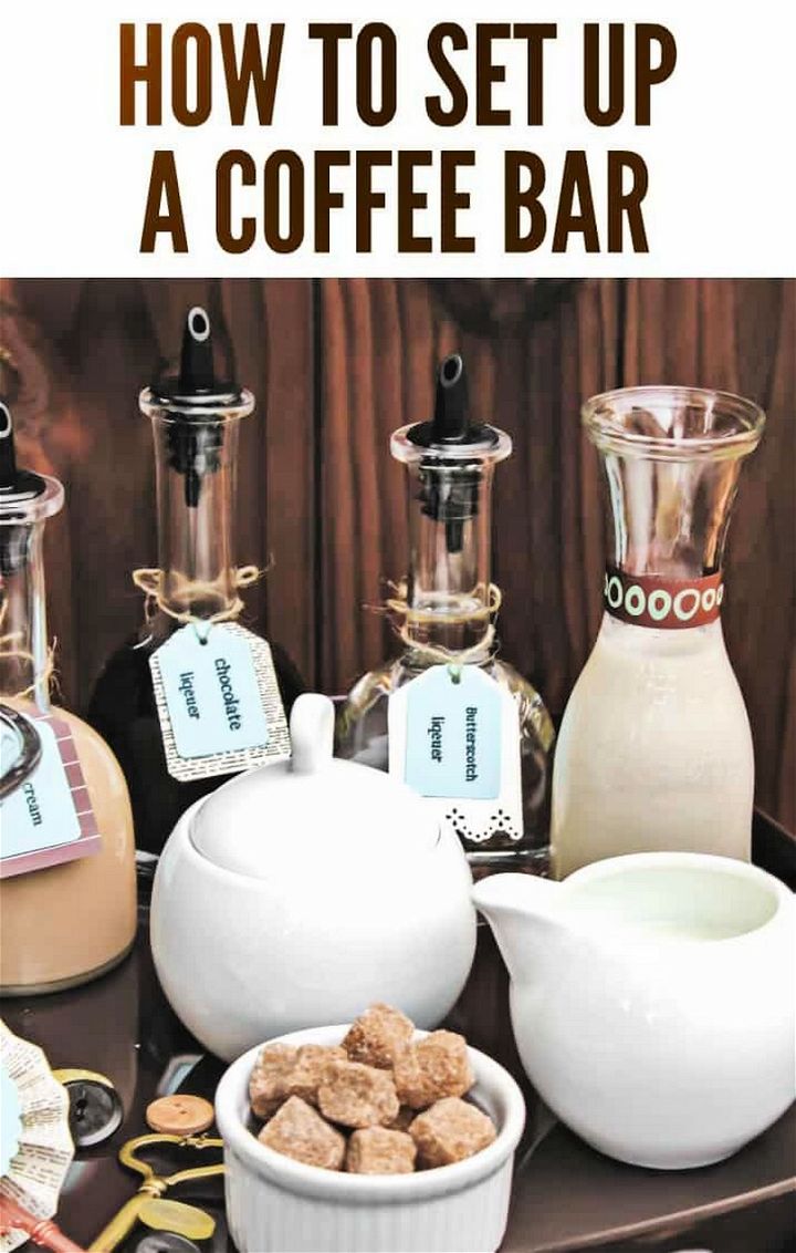 How To Set Up A Coffee Bar for Entertaining