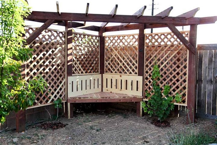 How to Build a DIY Garden Arbor with a Bench