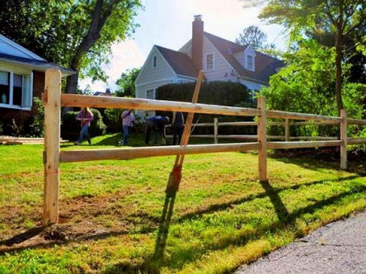 How to Build a Simple Split Rail Fence