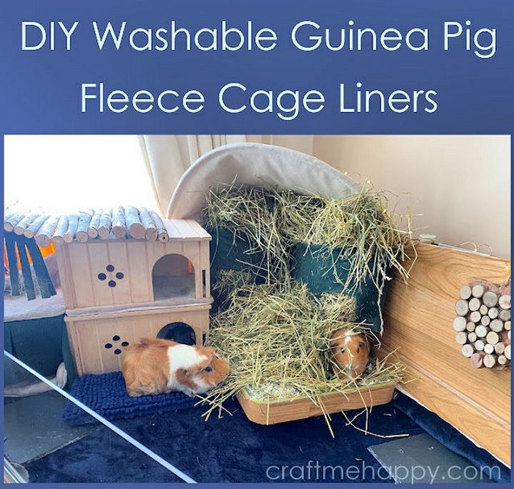 How to Make Waterproof Guinea Pig Fleece Bedding