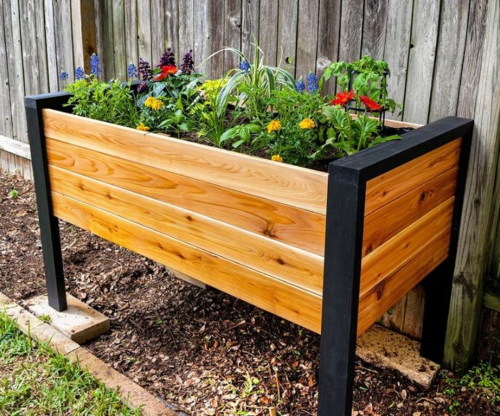 How to Make a DIY Raised Planter Box