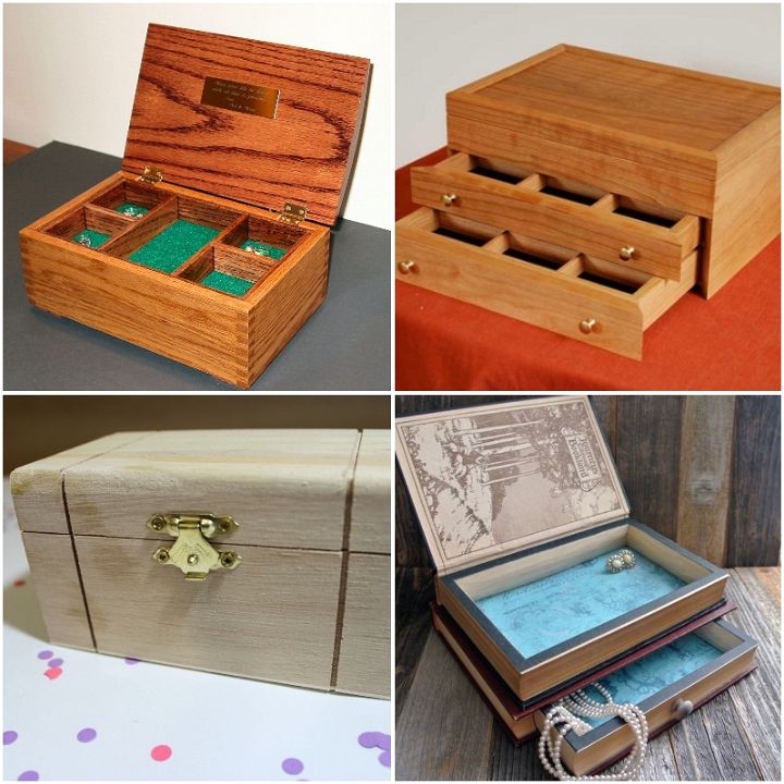 19 DIY Jewelry Box Ideas That Are Perfect