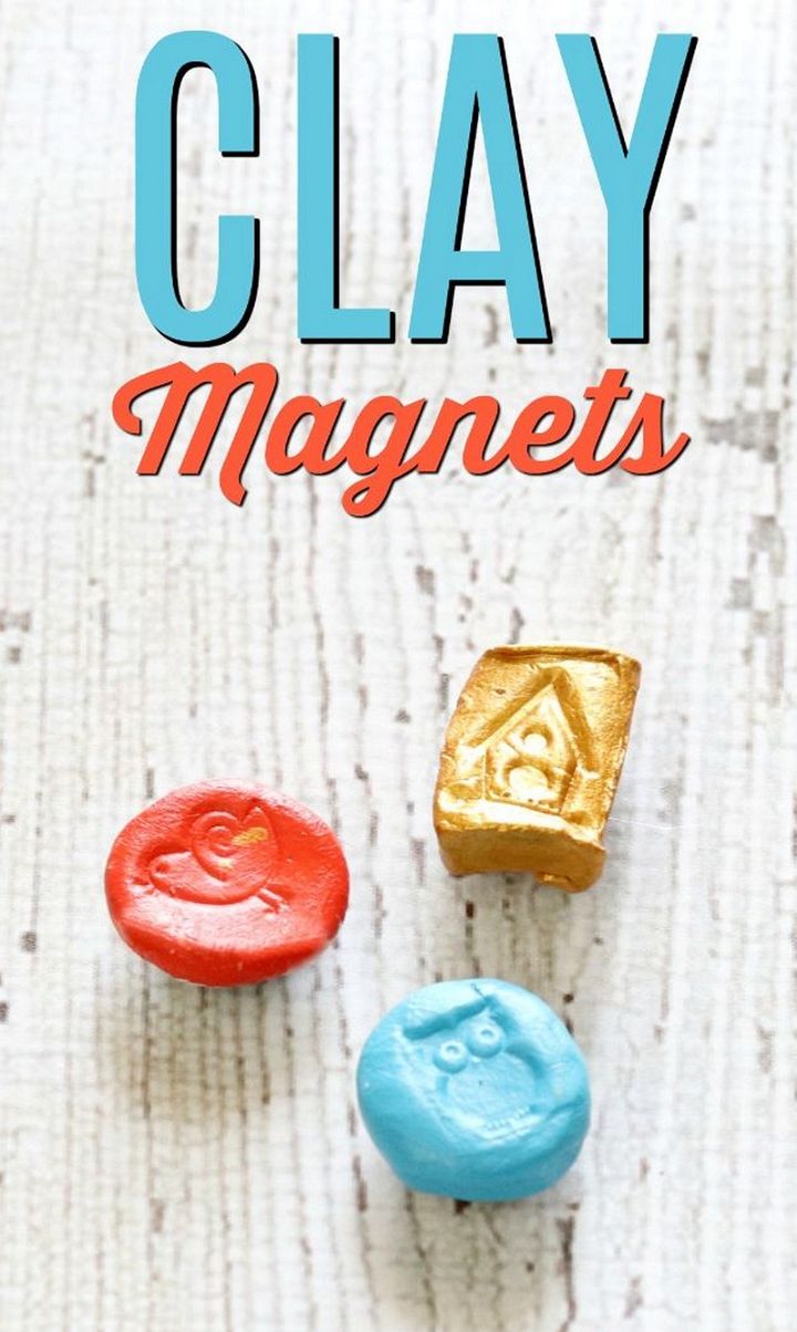 Air Dry Clay Magnets