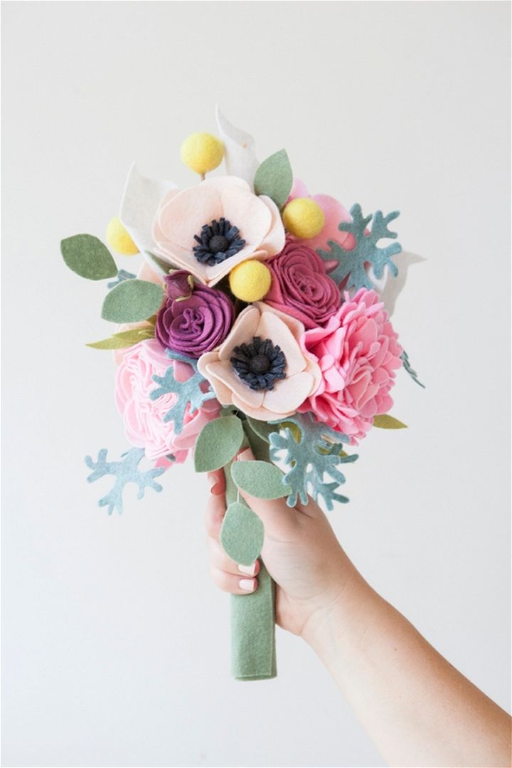 DIY Felt Bouquet