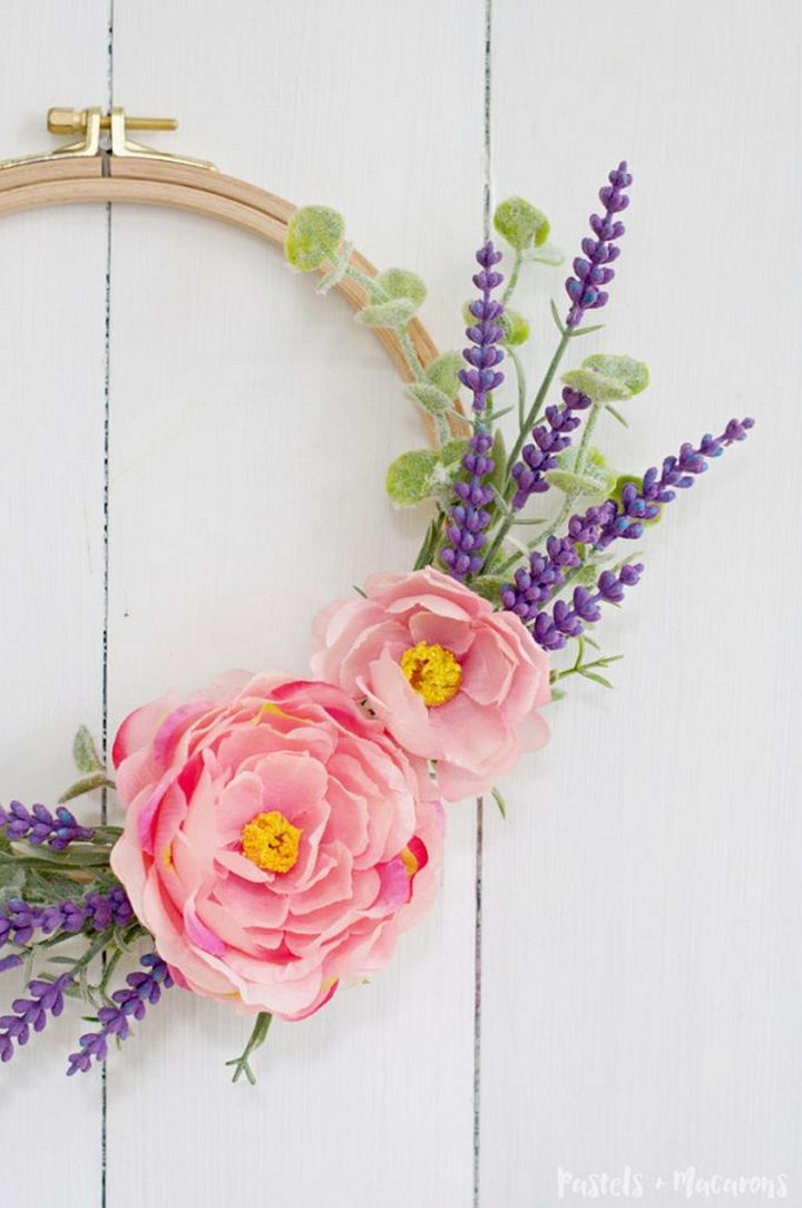 DIY Lavender Wreath Tutorial 10 Minute Craft Idea