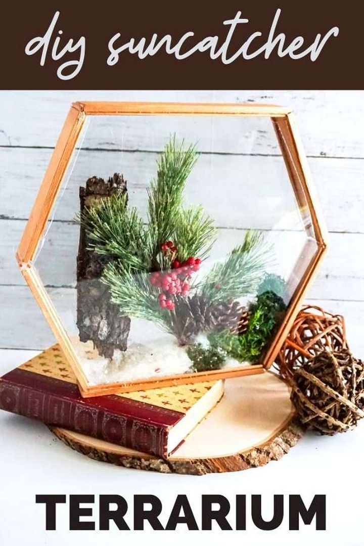 DIY Suncatcher Terrarium Adult Crafts for Seasonal Home Decor