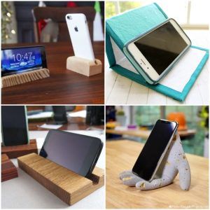 20 DIY Phone Stand Ideas Safe Your Mobile