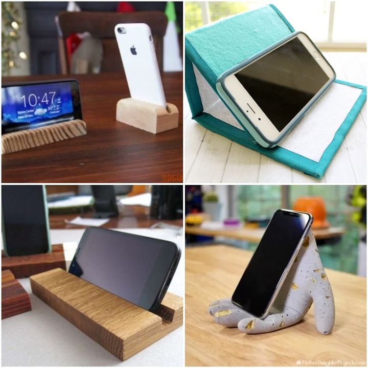 20 DIY Phone Stand Ideas Safe Your Mobile