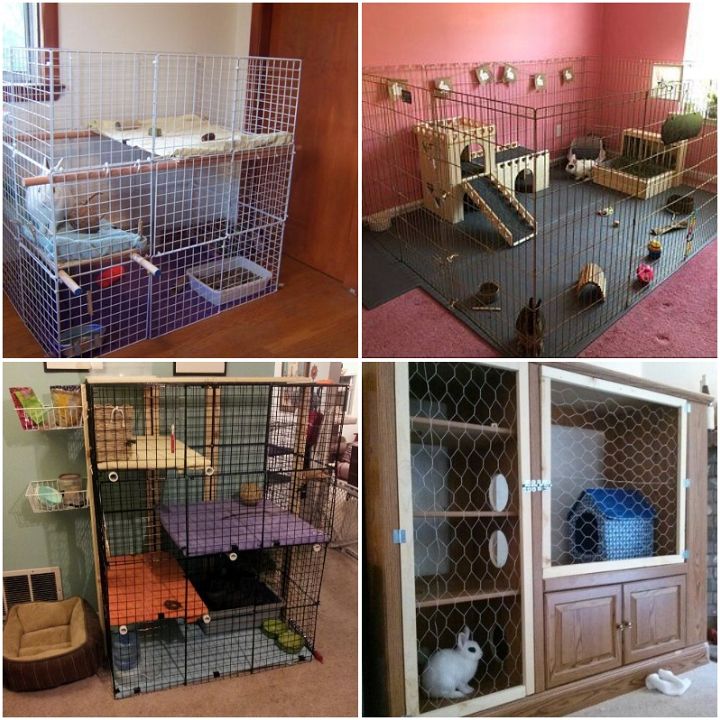 25 DIY Rabbit Cage Plans For Indoor And Outdoor