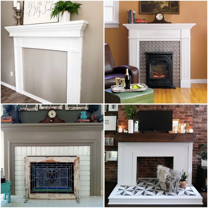 25 Unique DIY Fireplace Cover Ideas
