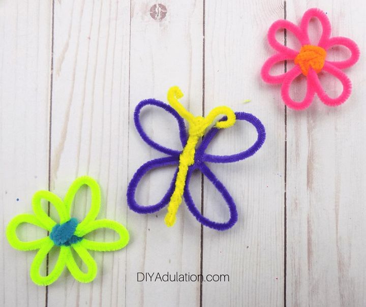 Adorable And Easy Pipe Cleaner Butterfly Craft
