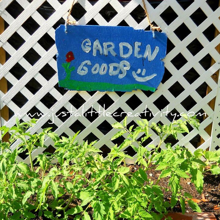 DIY Garden Signs For Mothers Day