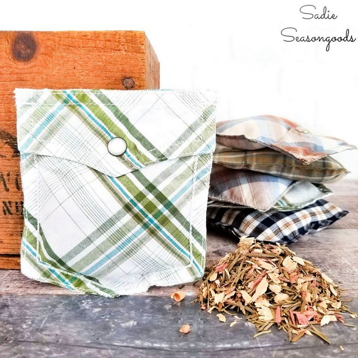 Drawer Sachets from Shirt Pockets