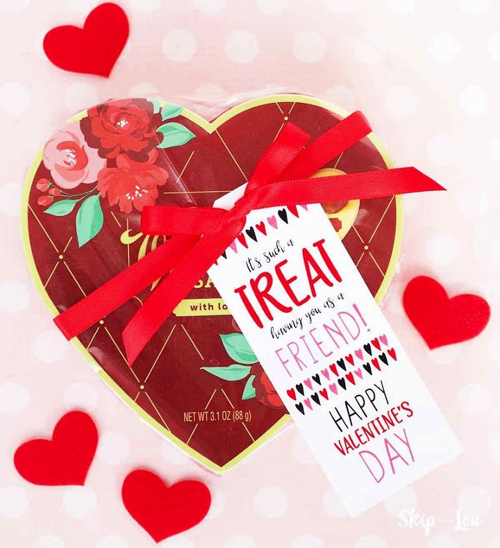 Free Printable Valentine Tags for Friends