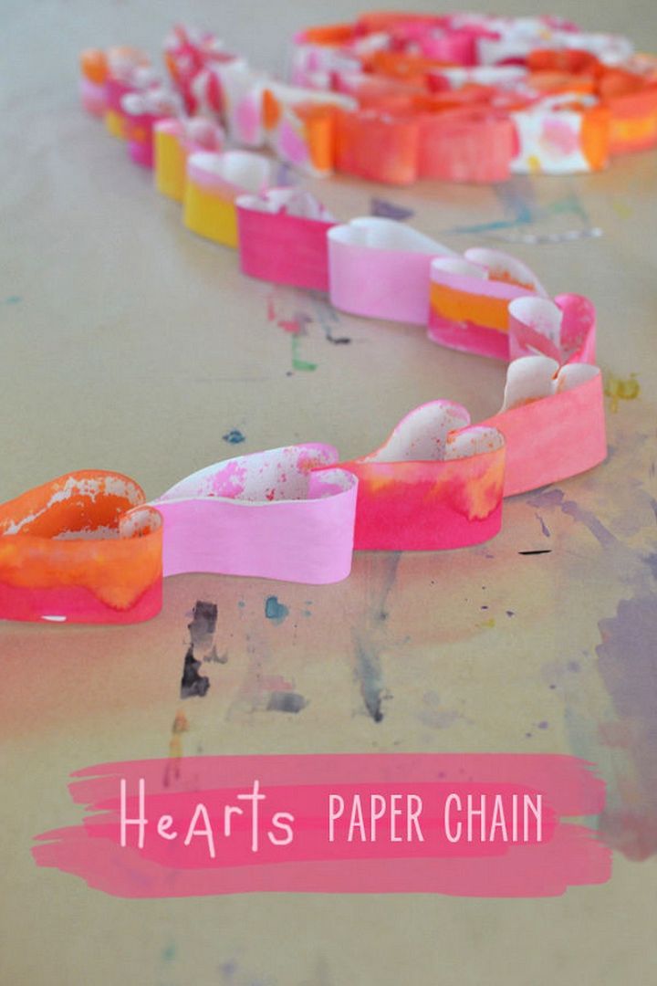 Hearts Paper Chain