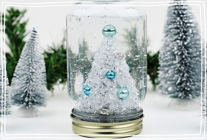 How To Make A Mason Jar Snow Globe In 7 Easy Steps