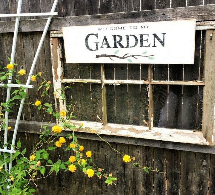 How to Make Rustic Signs for the Garden